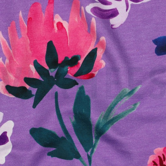 FRENCH TERRY DIGITAL COLETTE NERIDA HANSEN LAVENDEL #7