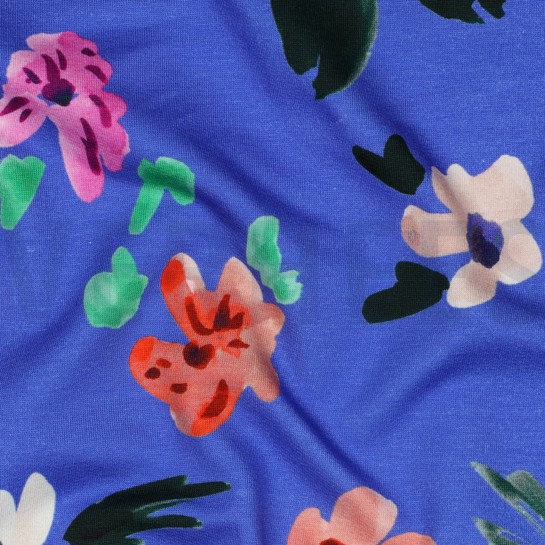 FRENCH TERRY DIGITAL COLETTE NERIDA HANSEN LIGHT BLUE #7