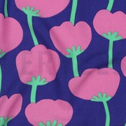 LENZING ECOVERO POPPIES NERIDA HANSEN ROYAL BLUE (thumbnail) #2
