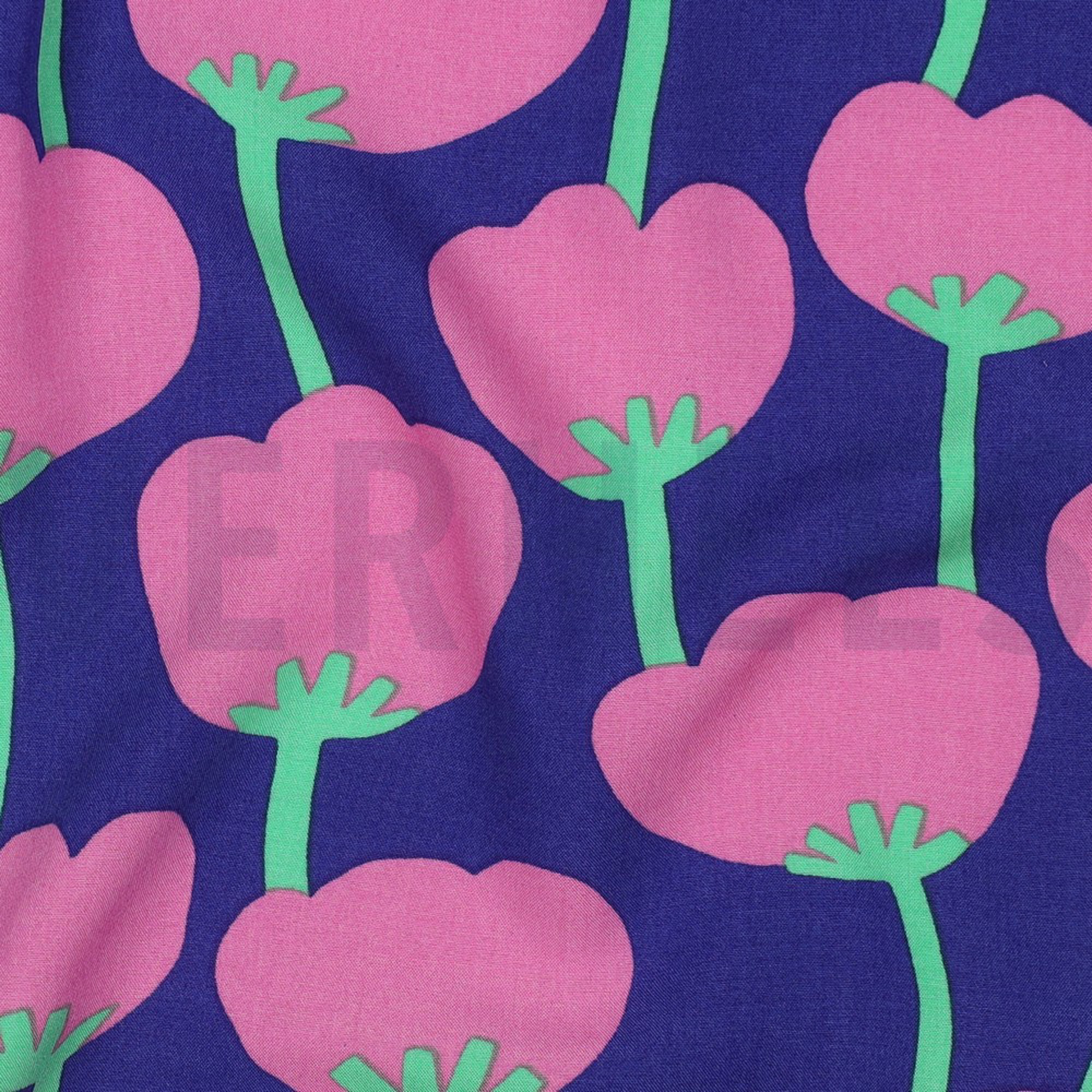 LENZING ECOVERO POPPIES NERIDA HANSEN ROYAL BLUE (high resolution) #2