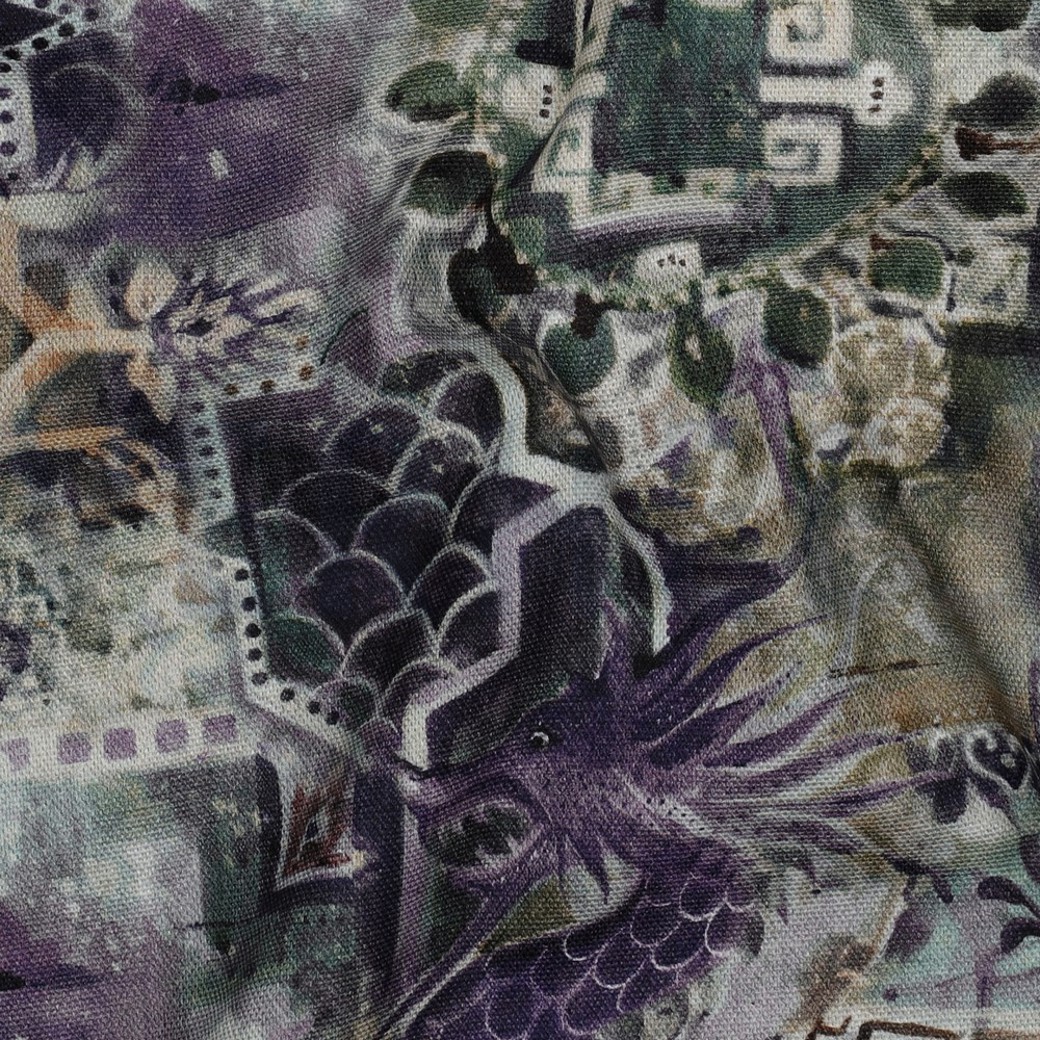CANVAS DIGITAL ORIENTAL PURPLE #2