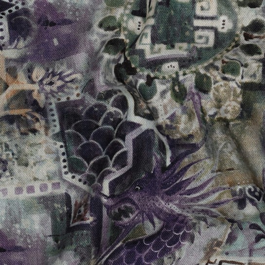 CANVAS DIGITAL ORIENTAL PURPLE #7