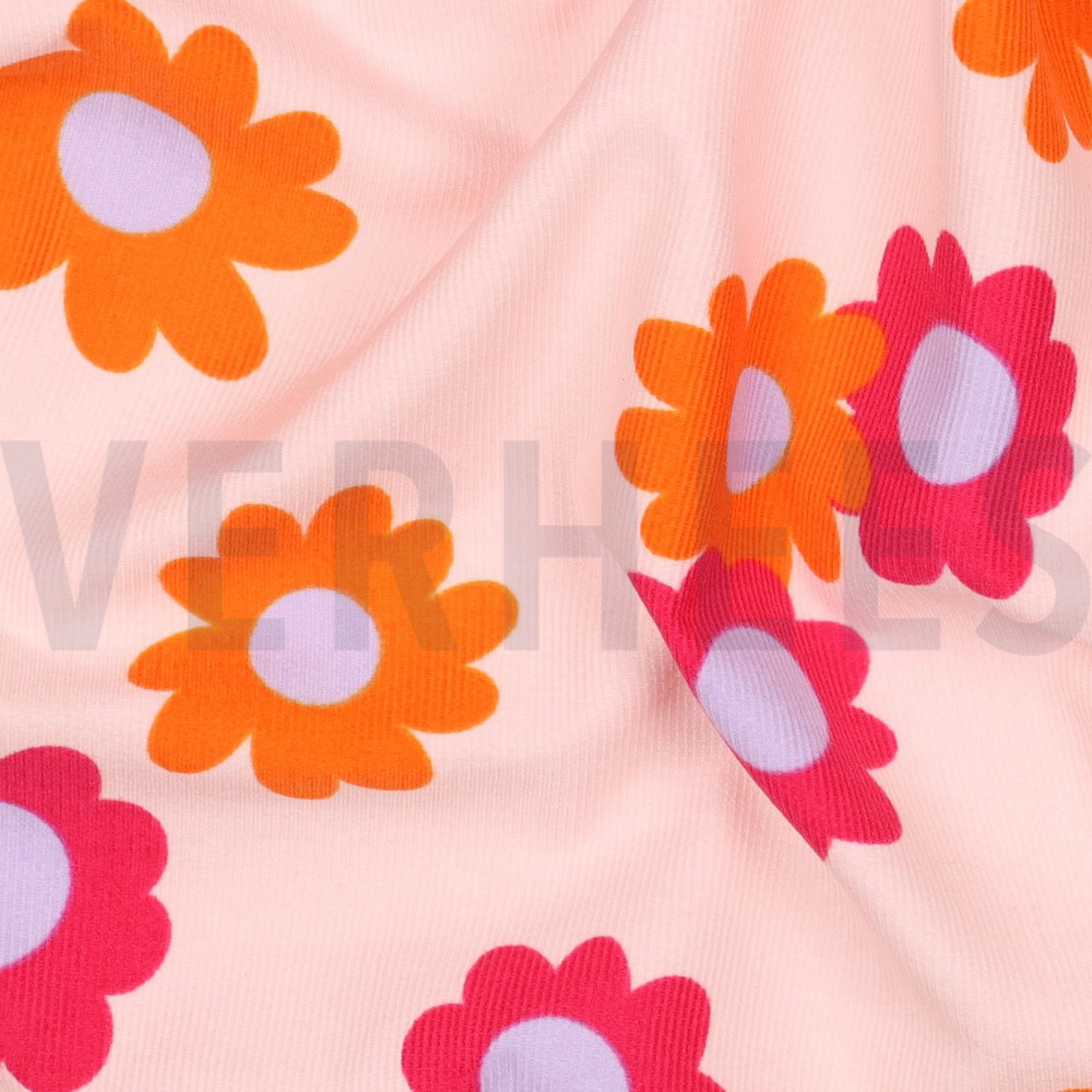 BABYCORD FLOWERS LIGHT PINK (high resolution) #2