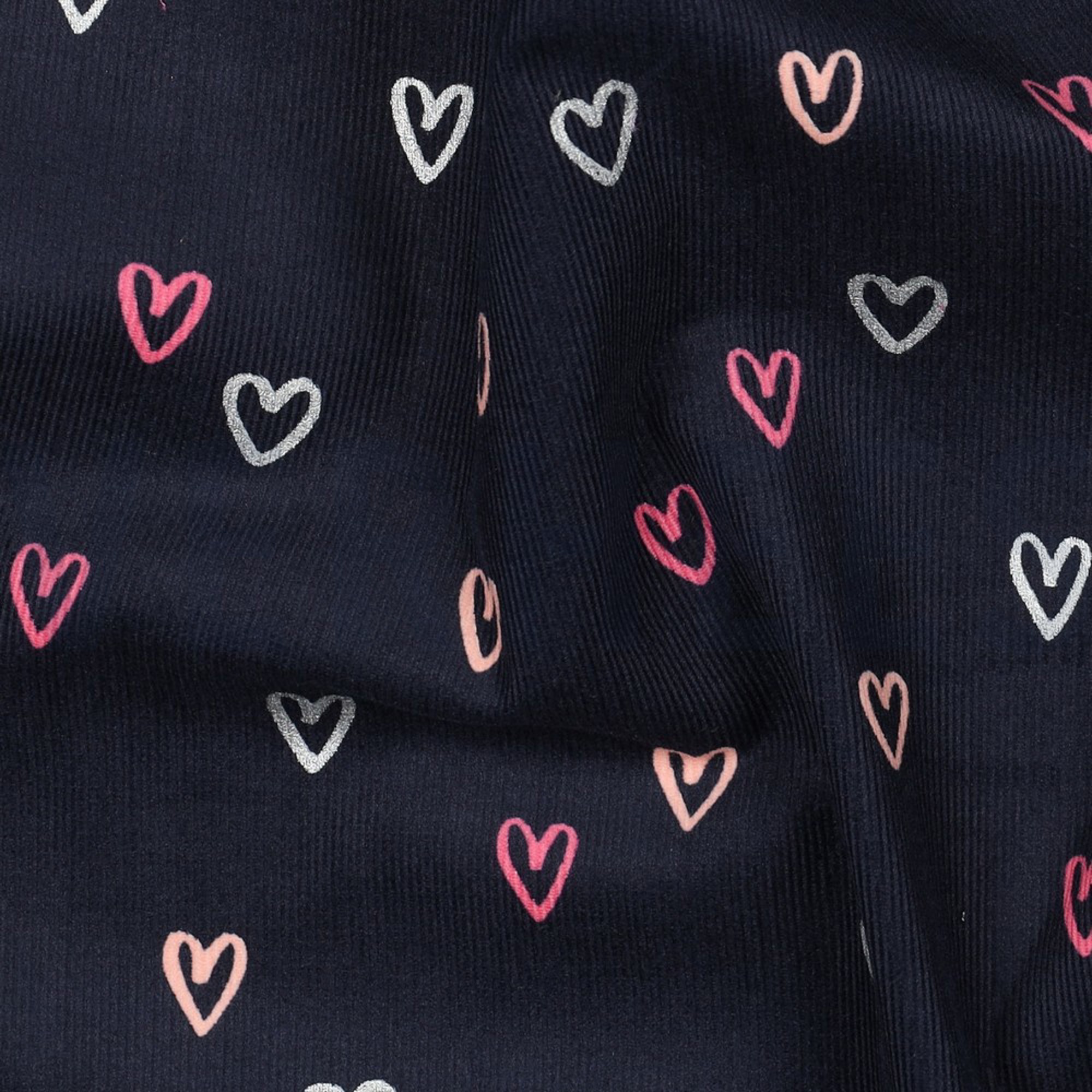 BABYCORD FOIL HEARTS NAVY (high resolution) #2