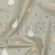 FINE POPLIN GOTS LITTLE GOOSE SAGE (thumbnail) #2