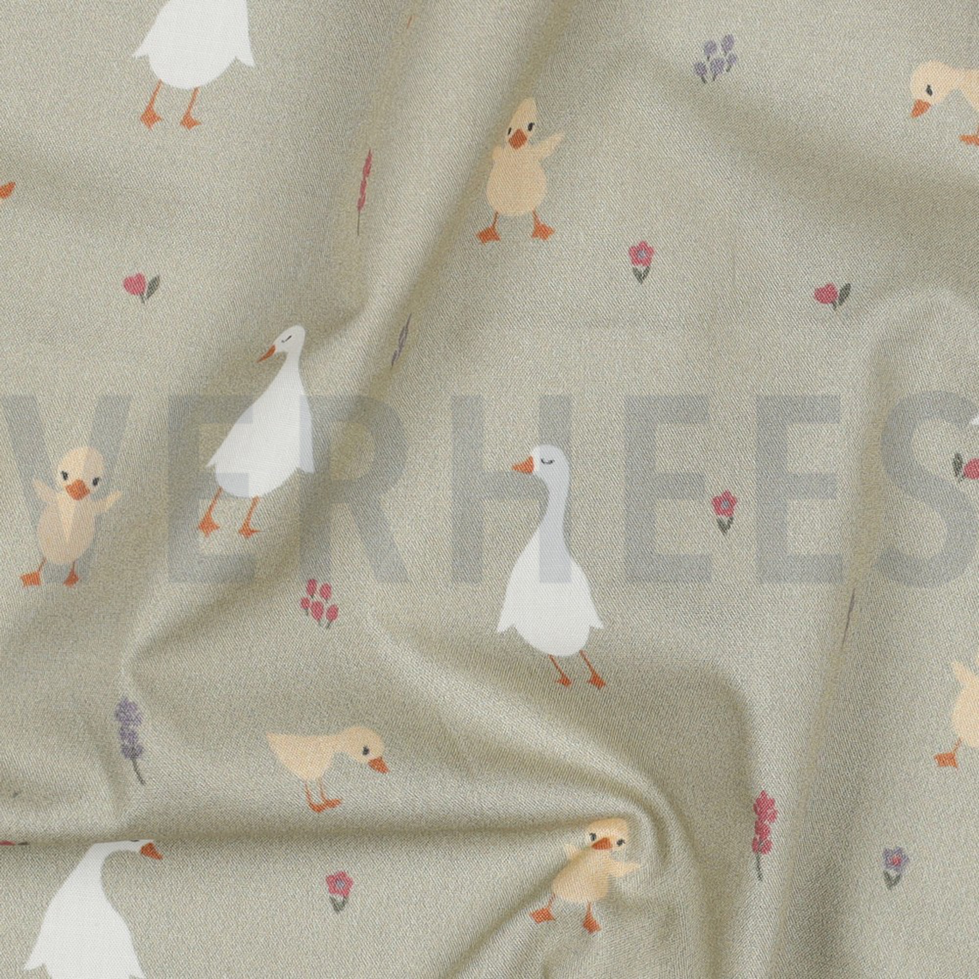 FINE POPLIN GOTS LITTLE GOOSE SAGE (high resolution) #2