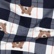 FLANNEL BEAR CHECK NAVY (thumbnail) #2