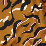 COTTON SATIN ANIMAL SKIN CAMEL (thumbnail) #2