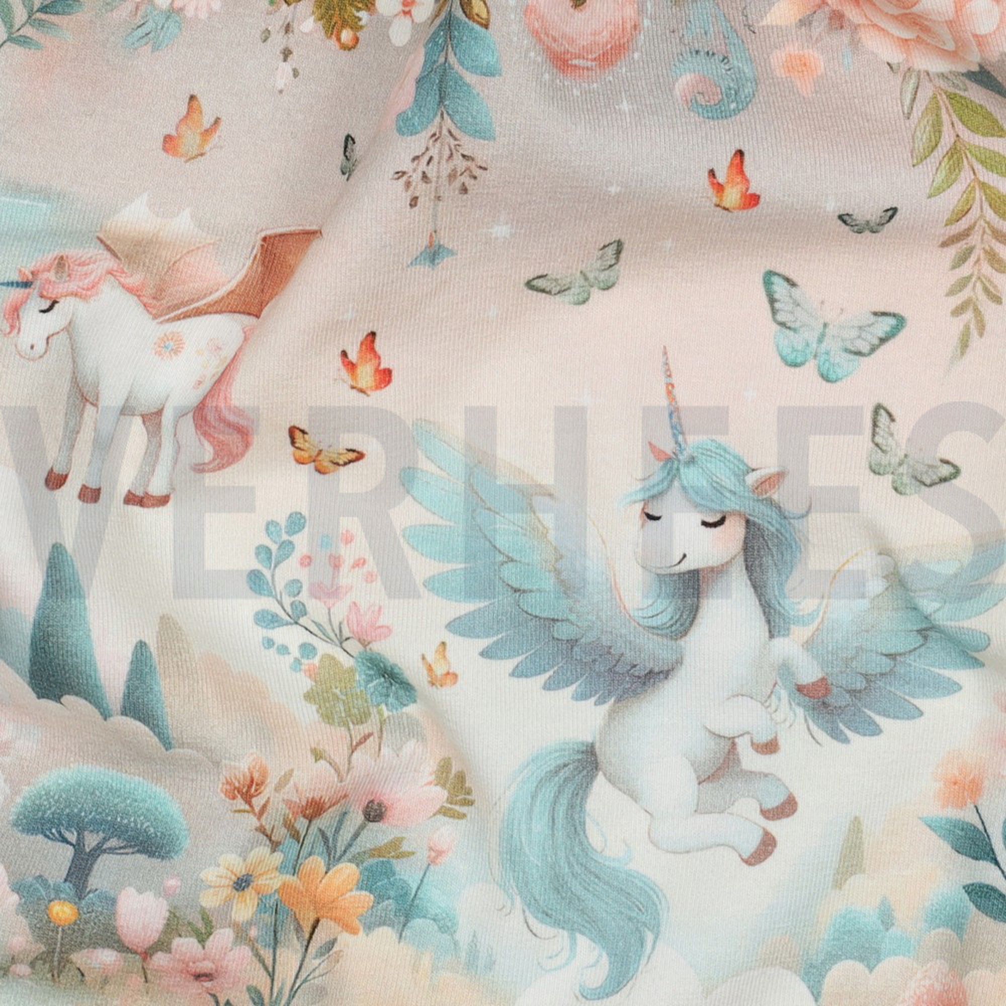 JERSEY DIGITAL UNICORNS ECRU (high resolution) #2