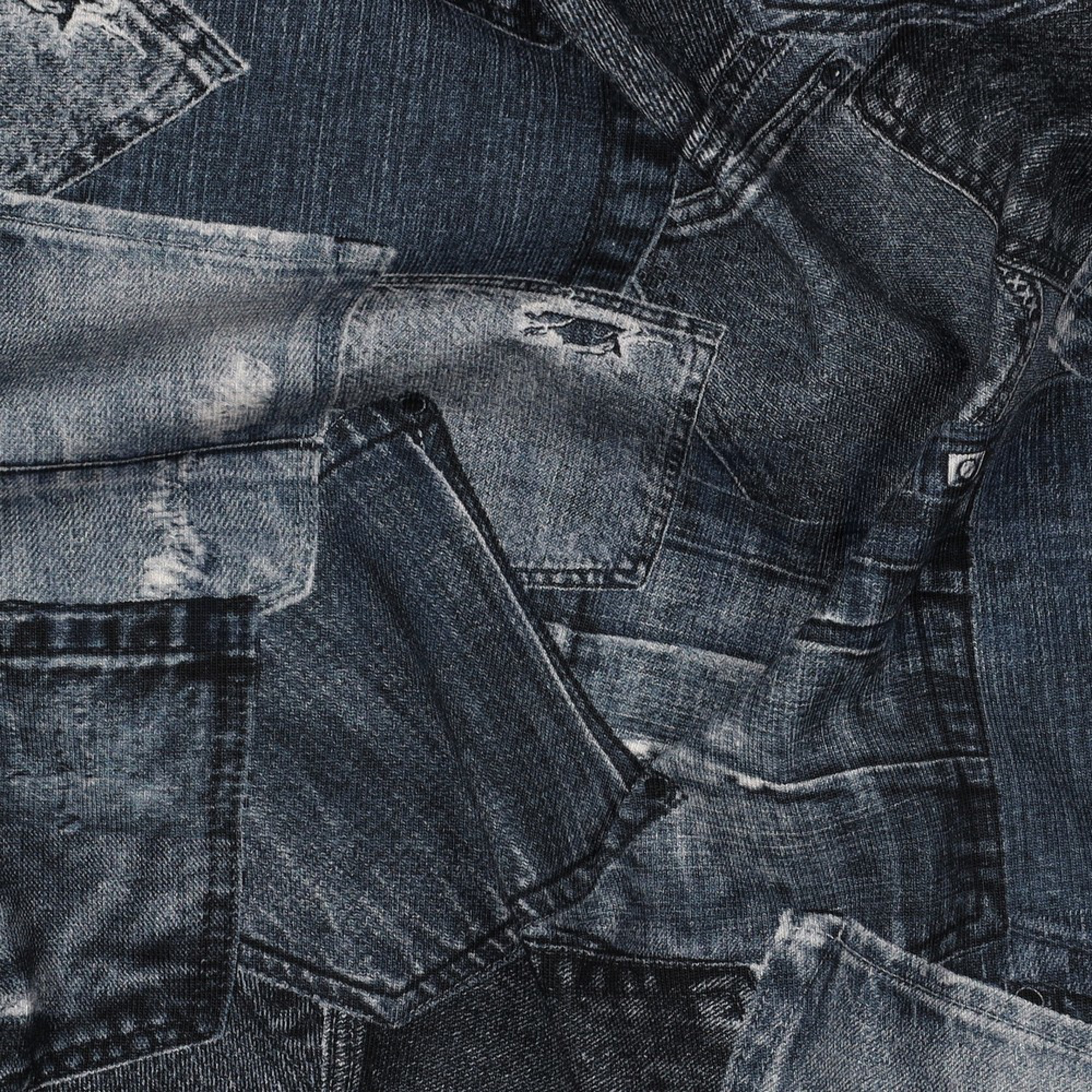 JERSEY DIGITAL JEANS POCKETS NAVY (high resolution) #2