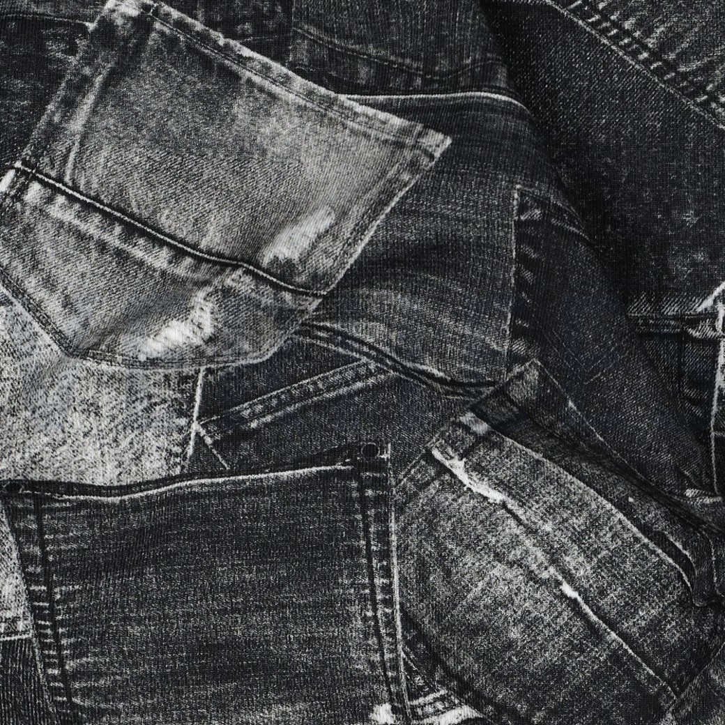 JERSEY DIGITAL JEANS POCKETS DARK GREY #2