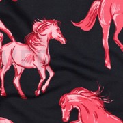 FRENCH TERRY DIGITAL HORSES NAVY (thumbnail) #2