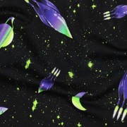 FRENCH TERRY DIGITAL SPACE BLACK (thumbnail) #2