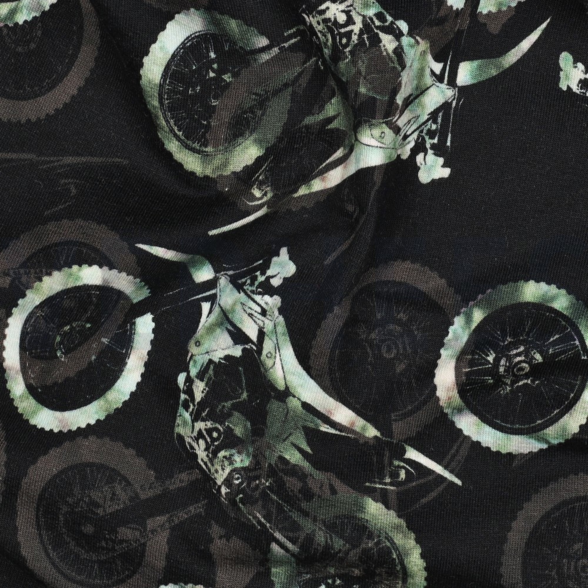 SWEAT DIGITAL DIRT BIKES BLACK / GREEN (high resolution) #2