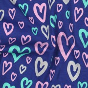 JERSEY GLITTER HEARTS COBALT (thumbnail) #2