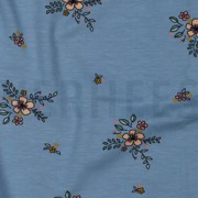 JERSEY GOTS FLOWERS LIGHT BLUE (thumbnail) #2