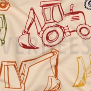 FRENCH TERRY WORK VEHICLES SAND (thumbnail) #2