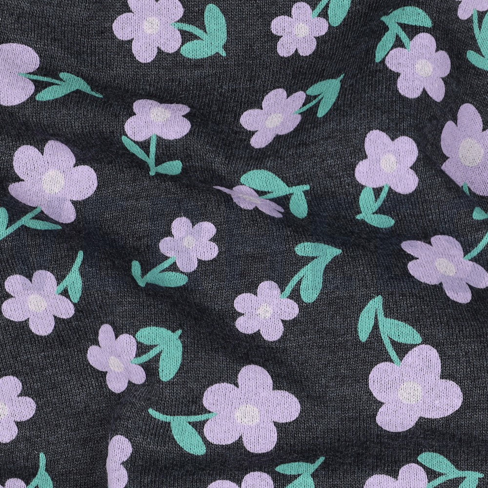 SWEAT MELANGE FLOWERS INDIGO MELANGE (high resolution) #2