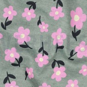 SWEAT MELANGE FLOWERS DARK MINT MELANGE (thumbnail) #2