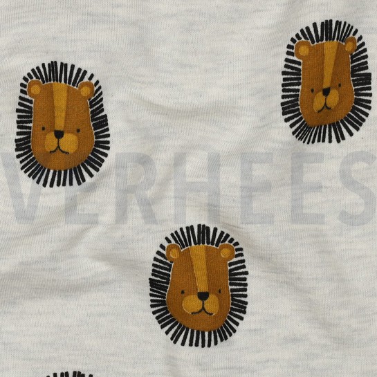 SWEAT MELANGE LÖWEN ECRU MELIERT #7