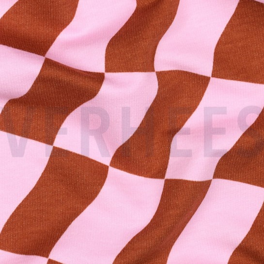 SOFT SWEAT RUITEN ROZE / BRUIN #7