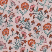 DOUBLE GAUZE FLOWERS LIGHT ROSE (thumbnail) #2