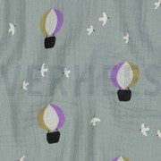 DOUBLE GAUZE HOT AIR BALLOONS NILE (thumbnail) #2