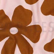 LINEN VISCOSE FLOWERS LIGHT PINK (thumbnail) #2