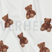 JERSEY GOTS DIGITAL TEDDY BEARS ECRU (thumbnail) #2