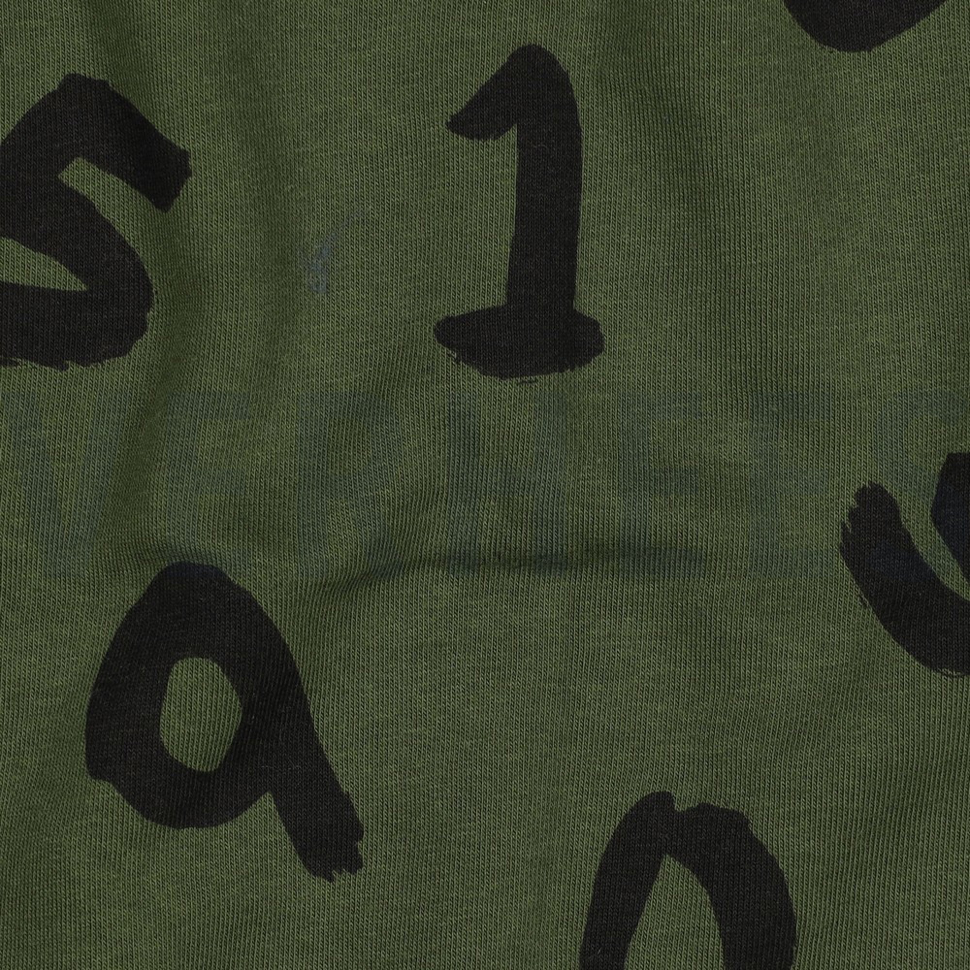 JOGGING NUMBERS ARMY GREEN (high resolution) #2