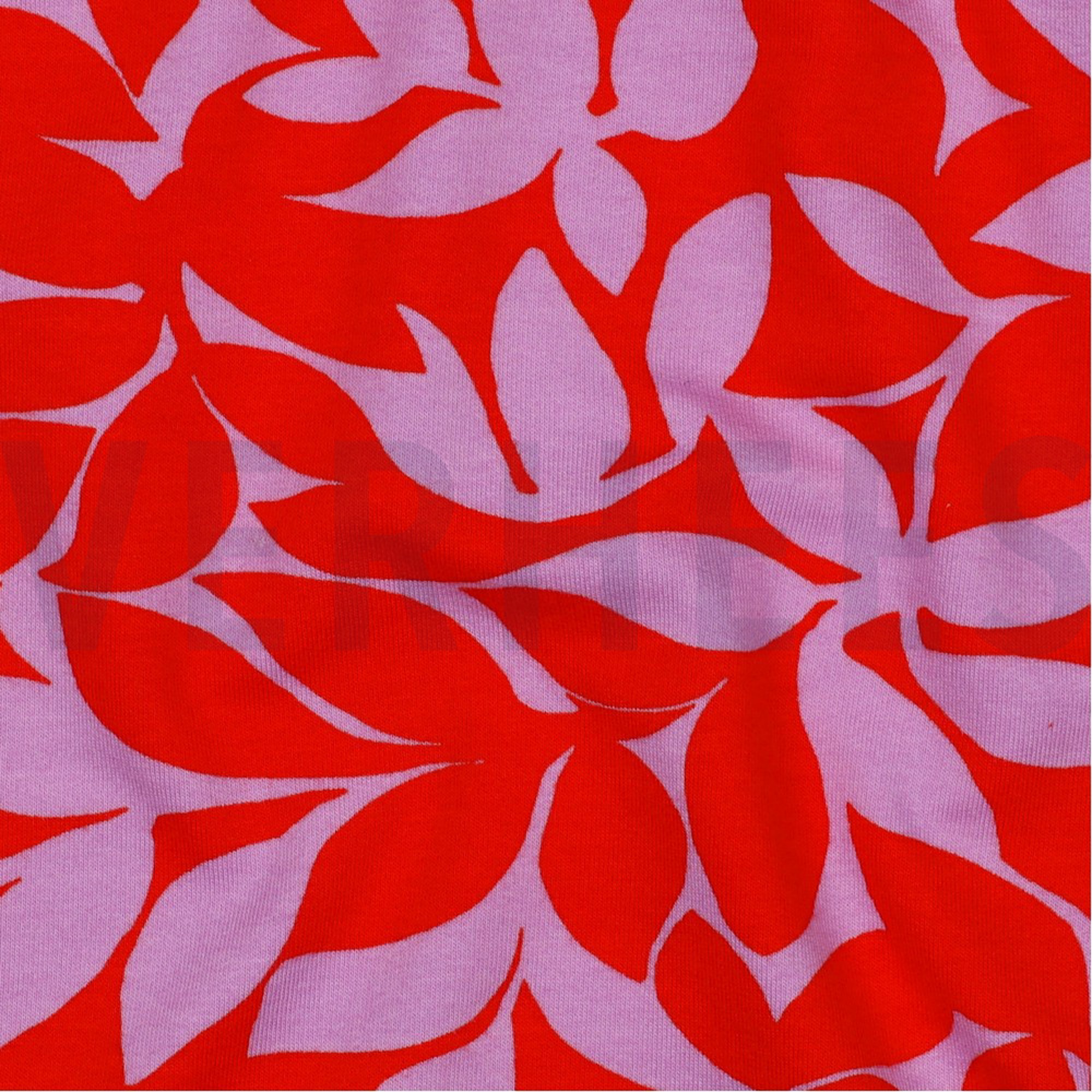 SOFT SWEAT LEAVES PINK / RED (high resolution) #2