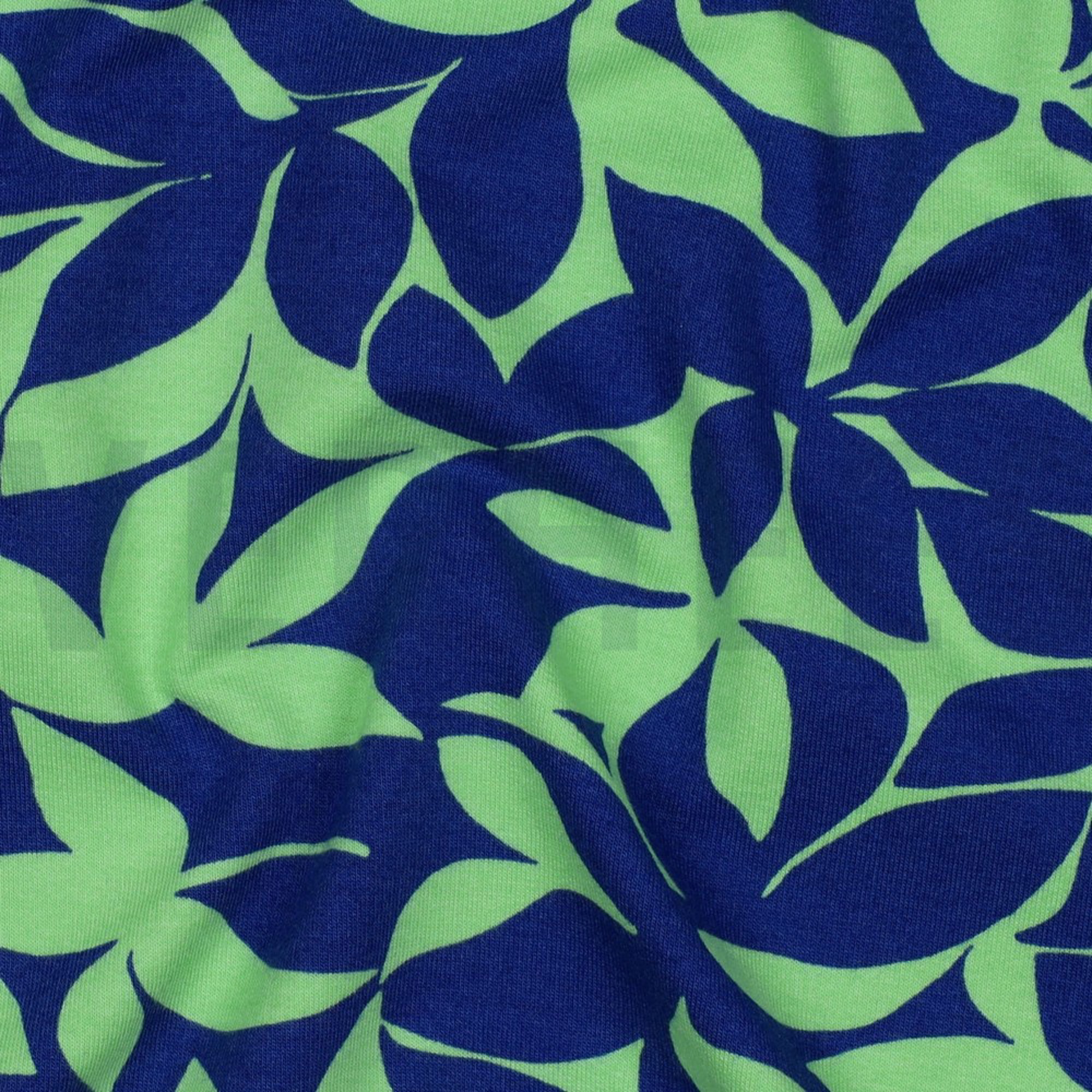 SOFT SWEAT LEAVES GREEN / NAVY (high resolution) #2