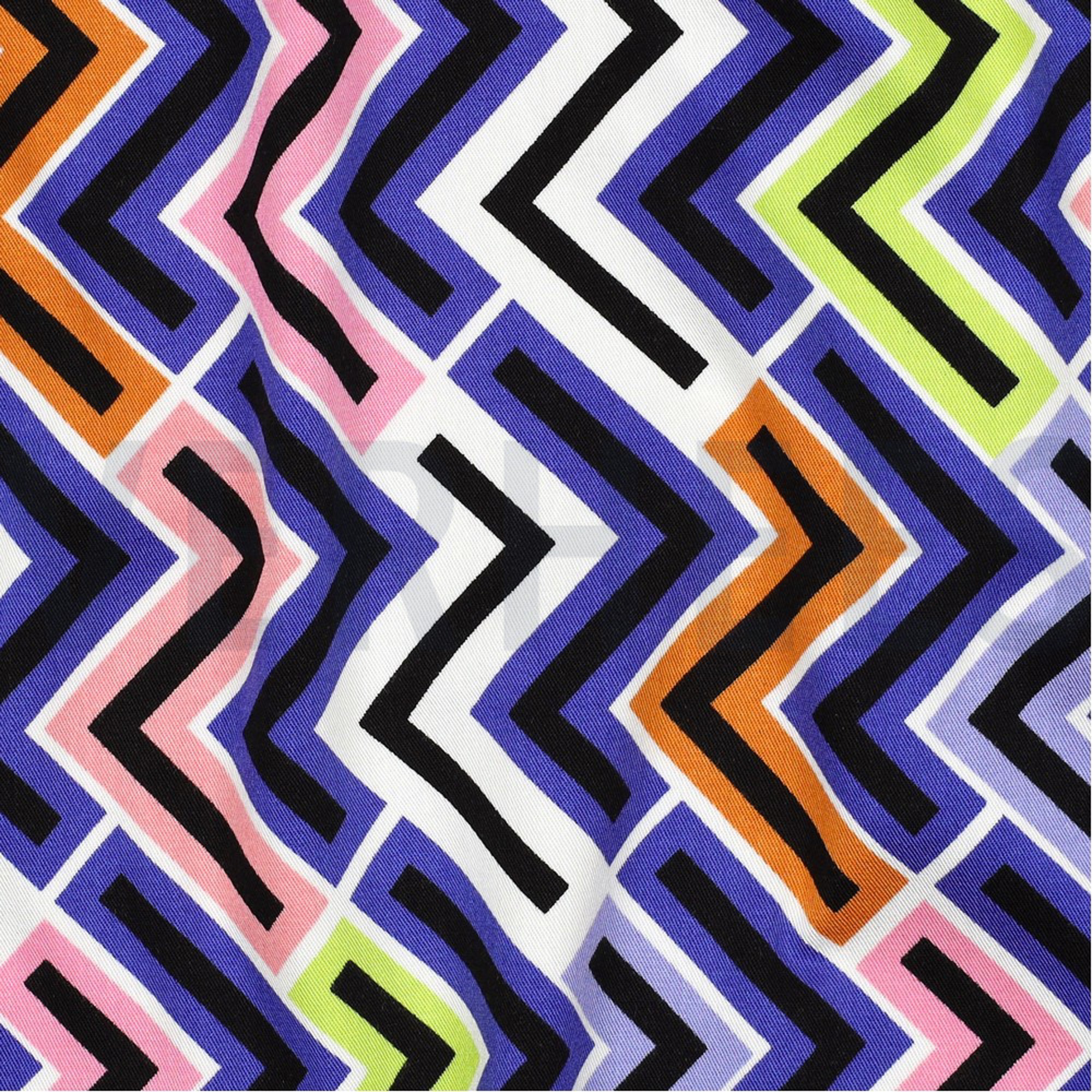 ROSELLA STRETCH GEOMETRIC PURPLE (high resolution) #2