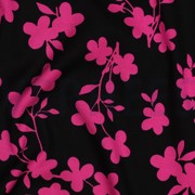 ROSELLA STRETCH FLOWERS BLACK (thumbnail) #2