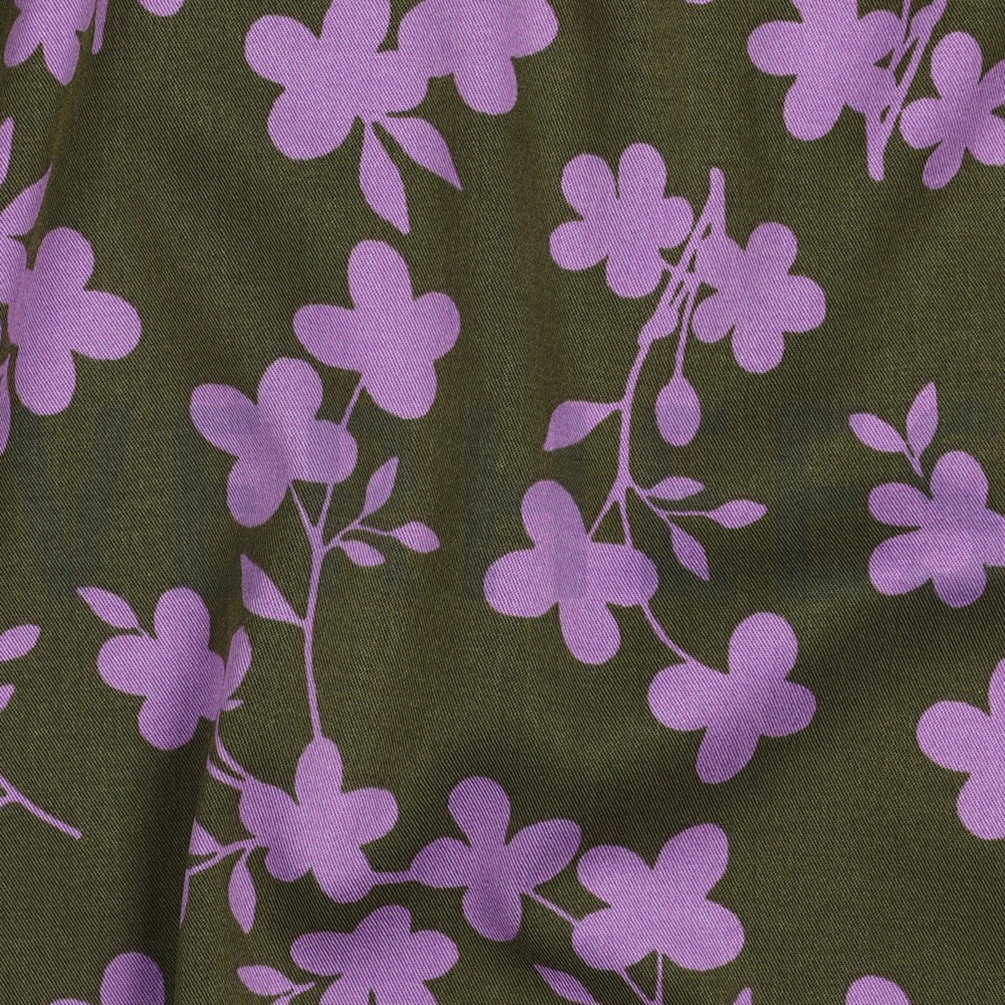 ROSELLA STRETCH FLOWERS ARMY GREEN (high resolution) #2
