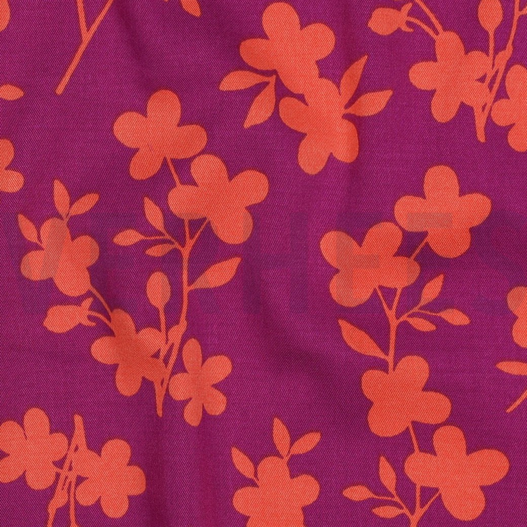 ROSELLA STRETCH FLOWERS FUCHSIA #2