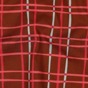 FINE POPLIN FLOWERS & CHECKS CARAMEL (thumbnail) #2