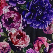 PUNTA DI ROMA DIGITAL FLOWERS NAVY (thumbnail) #2