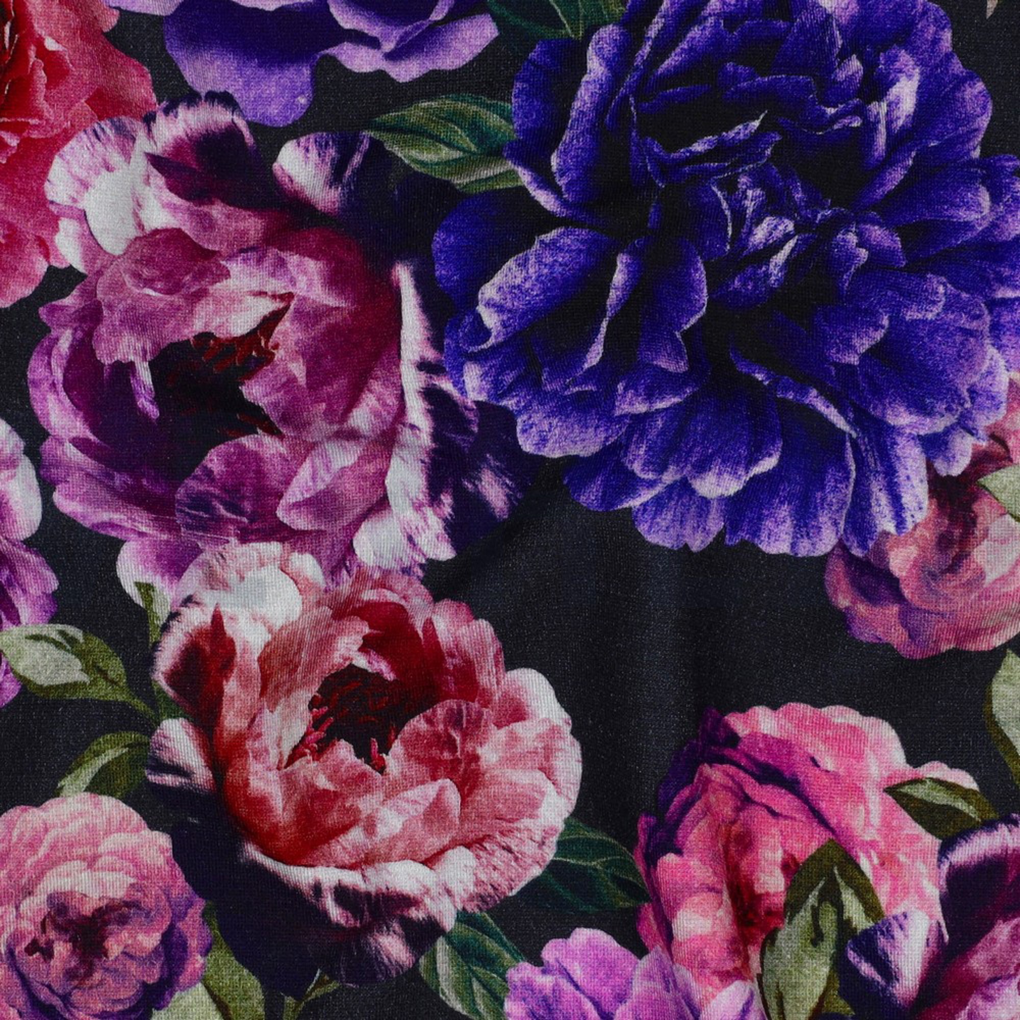 PUNTA DI ROMA DIGITAL FLOWERS NAVY (high resolution) #2