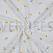 DOUBLE GAUZE EMBROIDERY LEMON WHITE (thumbnail) #2