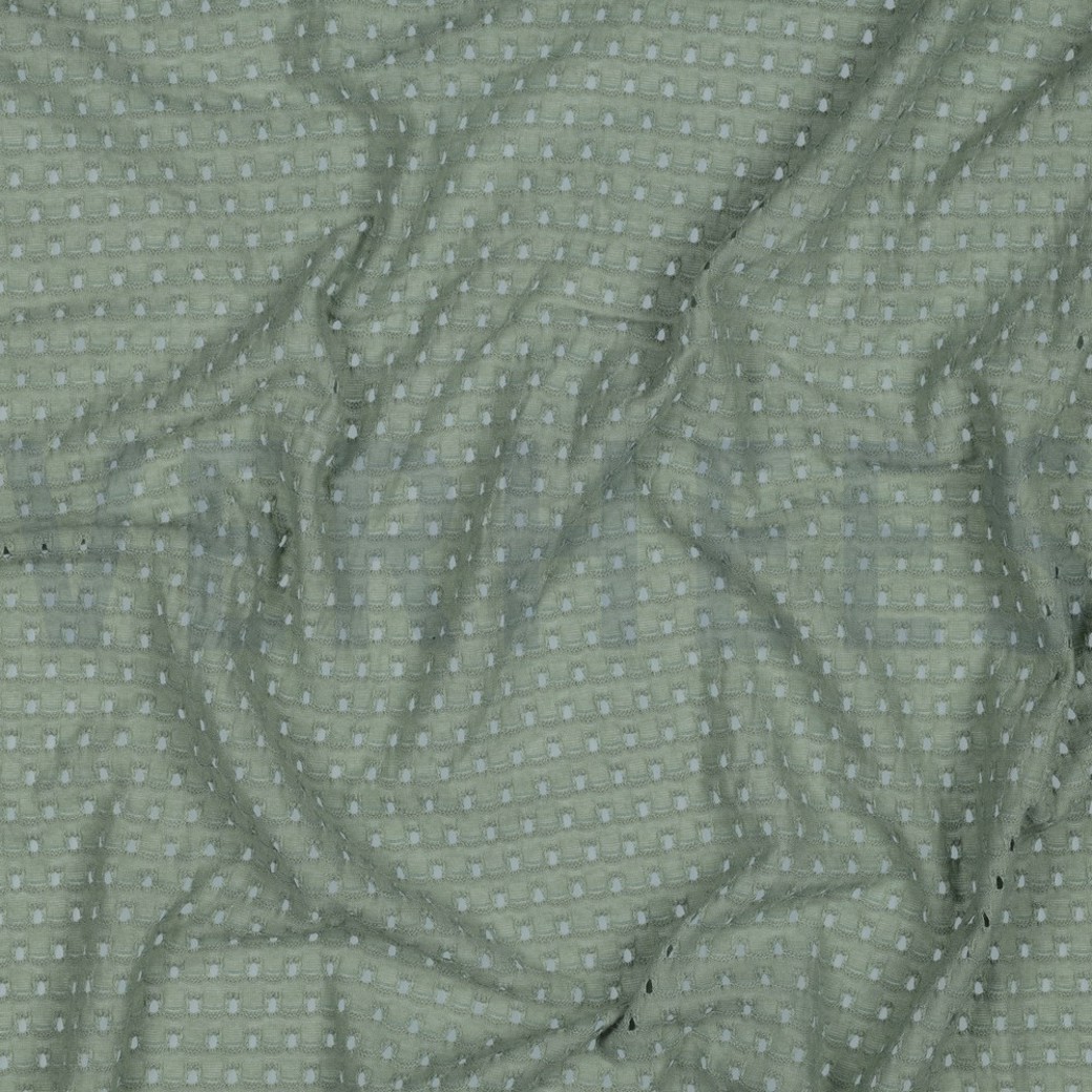 EYELET STRETCH DARK MINT #2