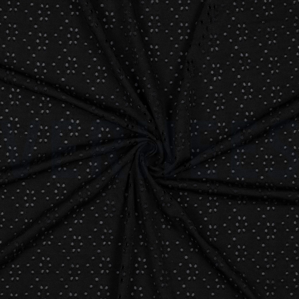 EYELET STRETCH BLACK #2