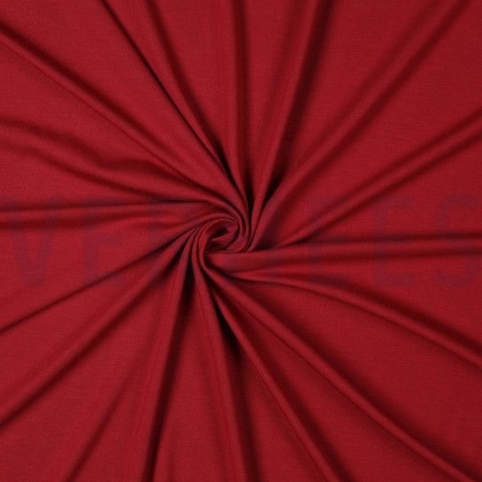 BAMBUS BAUMWOLL JERSEY KIRSCHROT #7