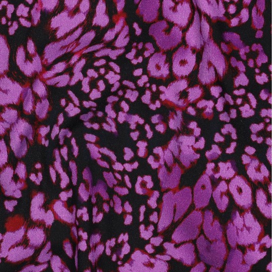 VISCOSE ROSELLA STRETCH DIGITAL ANIMAL SKIN PURPLE #7
