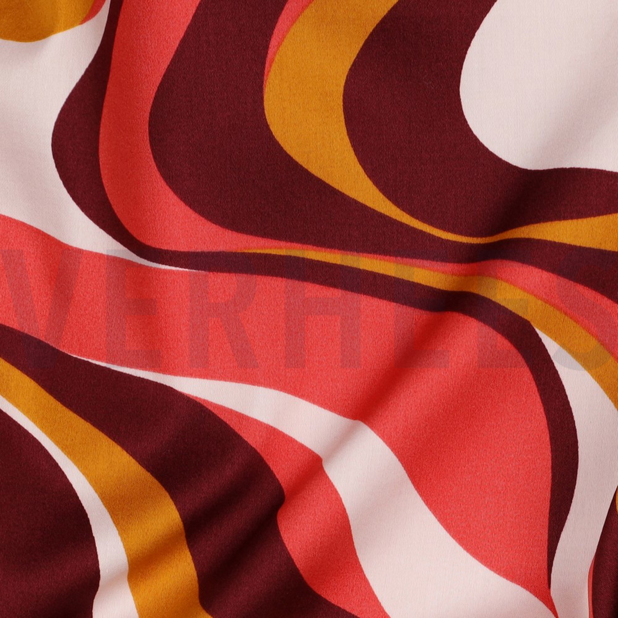COTTON SATIN ABSTRACT BORDEAUX (high resolution) #2