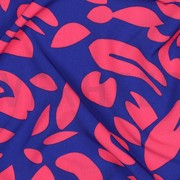 MAGNOLIA STRETCH ABSTRACT COBALT (thumbnail) #2