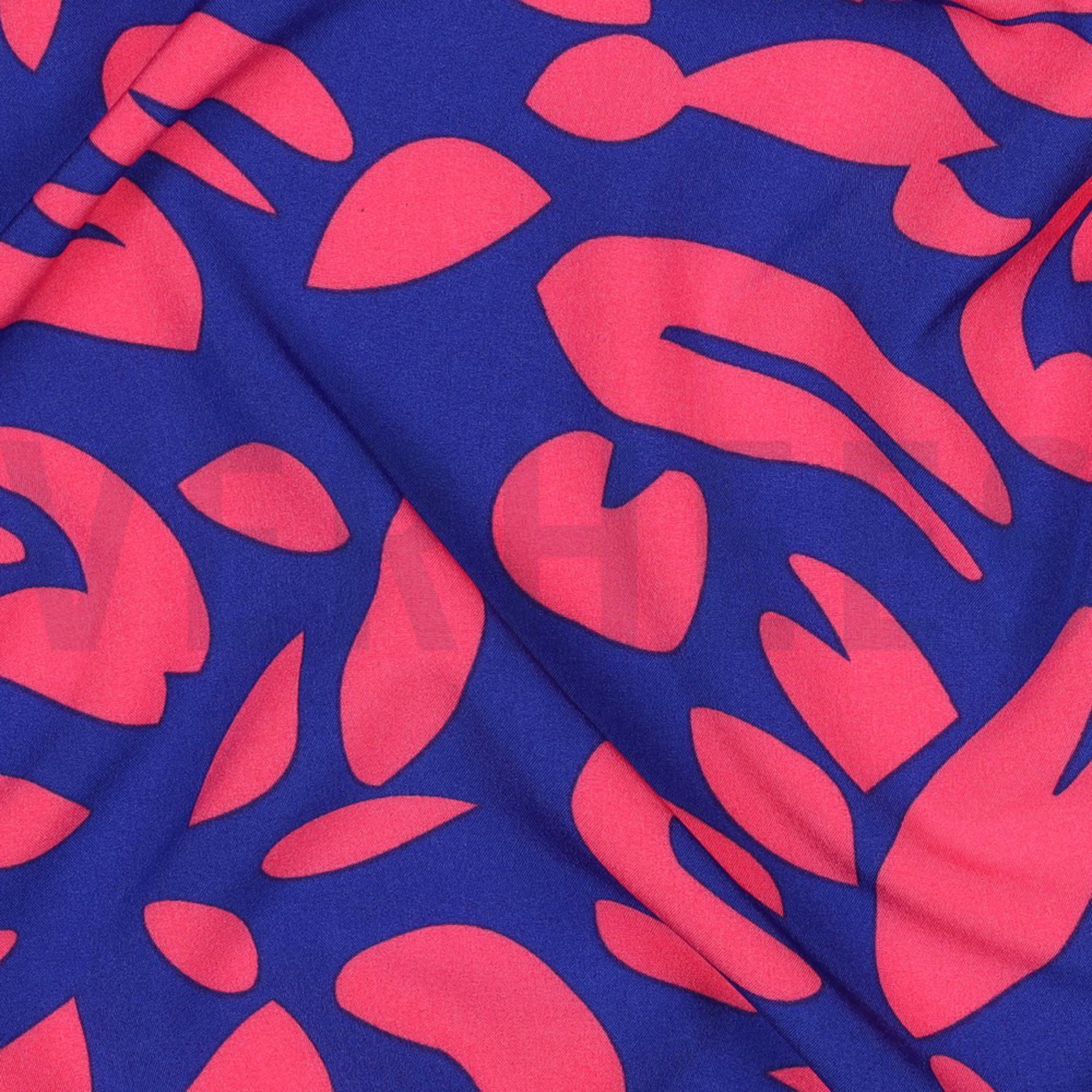 MAGNOLIA STRETCH ABSTRACT COBALT (high resolution) #2