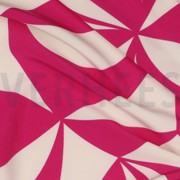 MAGNOLIA STRETCH GEOMETRIC FUCHSIA (thumbnail) #2