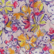 LENZING ECOVERO DIGITAL FLOWERS ECRU (thumbnail) #2