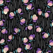 RADIANCE FOIL FLOWERS BLACK (thumbnail) #2